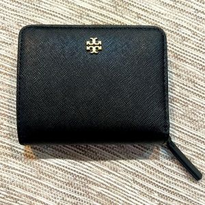 Tory Burch Emerson Mini Wallet - Black, NWT